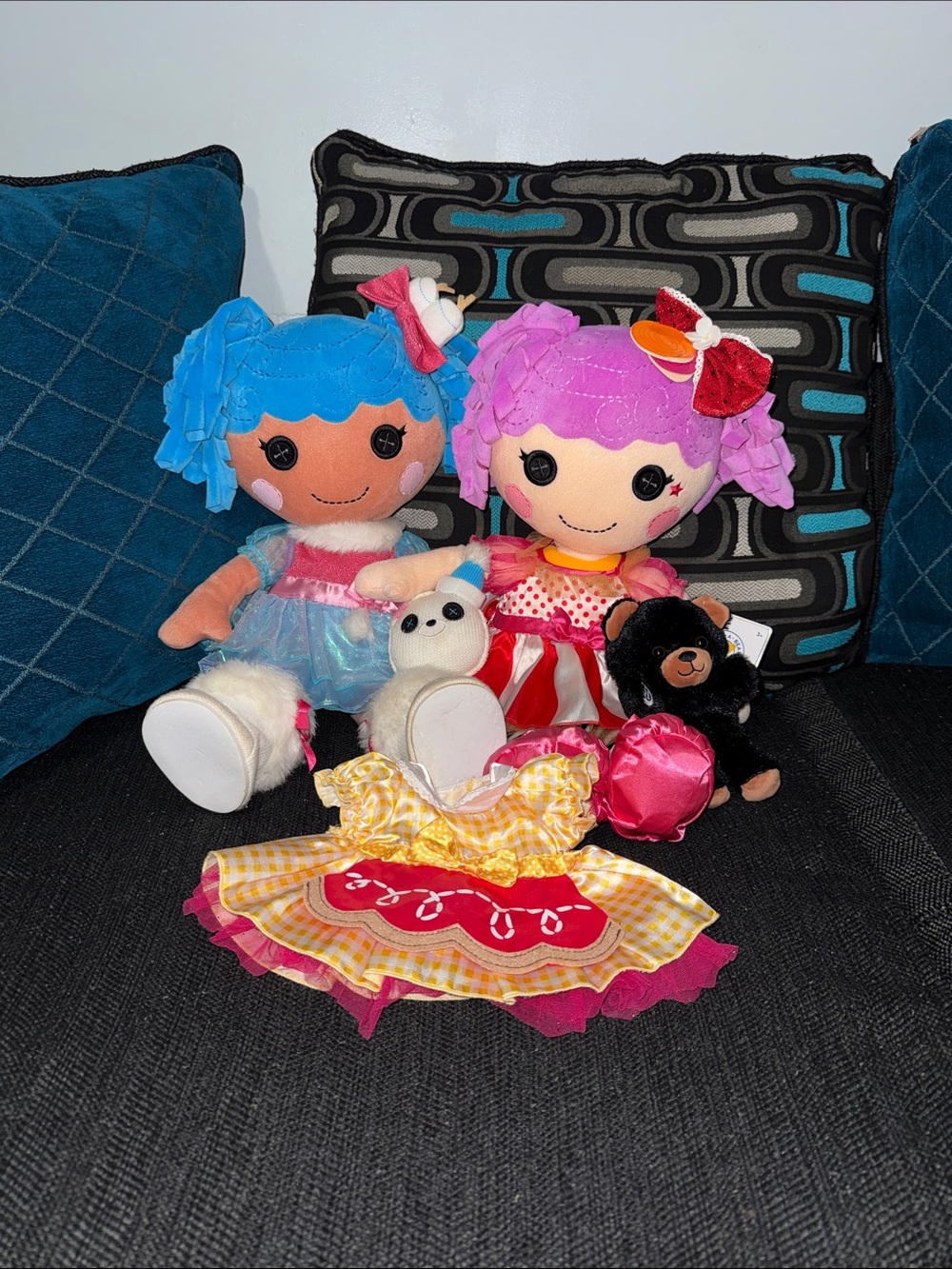 Build a Bear Lalaloopsy Plush Dolls Lot Bundle